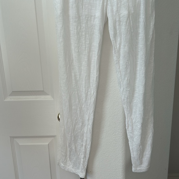 NWT Tango Mango White Waist Tie Pants with partial inside lining. Size Large - Picture 4 of 10